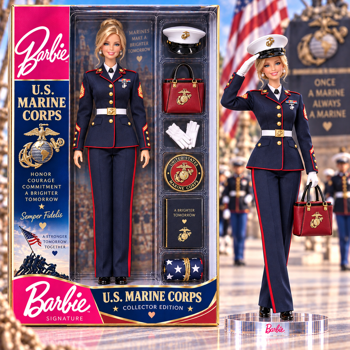 Premium USMC Commemorative Figure BMD
